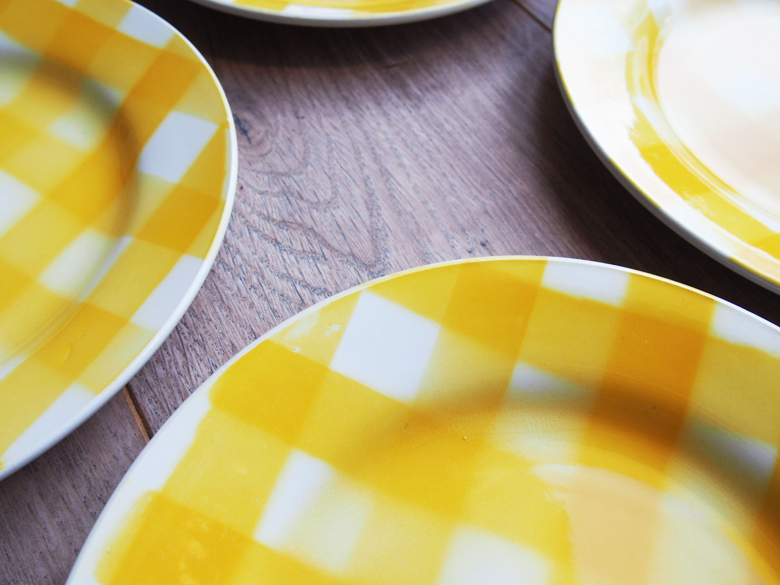 6 Digoin dessert plates