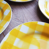 6 Digoin dessert plates