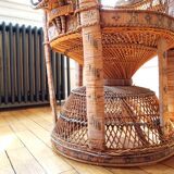 Emmanuelle rattan armchair