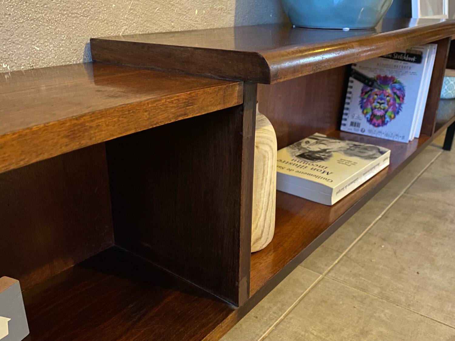 Vintage wooden sideboard (shallow)