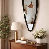 Vintage 1960 asymmetrical mirror - 69 x 35 cm