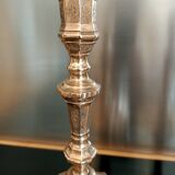 Old chiseled candlesticks