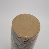 Large signed ceramic vase
