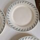 12 assiettes plates Choisy le Roi en terre de fer modèle 1212
