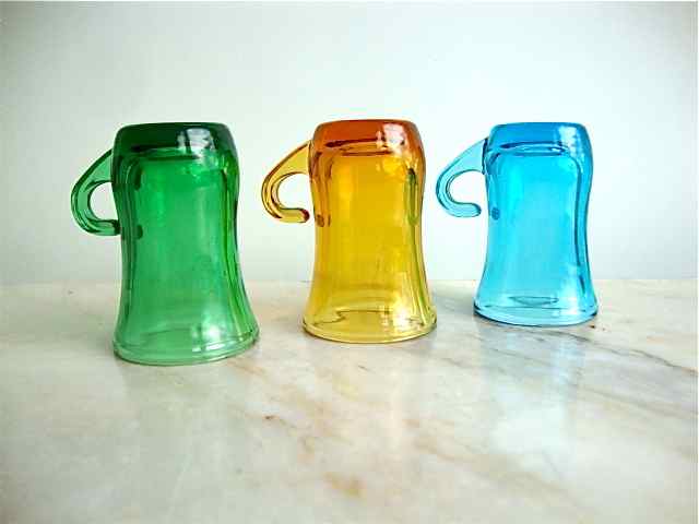 8-cup set of vintage coffee cups
