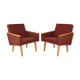 Paire de fauteuils design du milieu du siècle, années 1960.