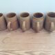 5 stoneware mugs