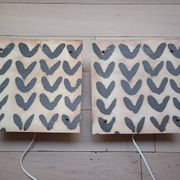 Two vintage Ikea wall sconces