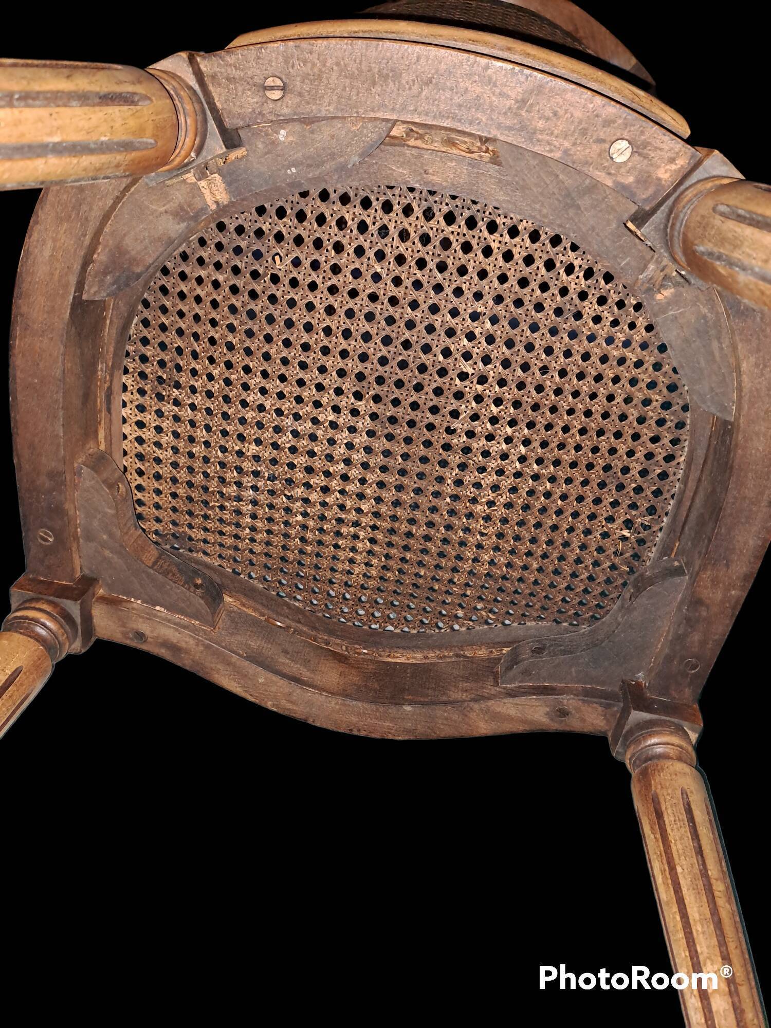 2 chairs from the Louis XVI period