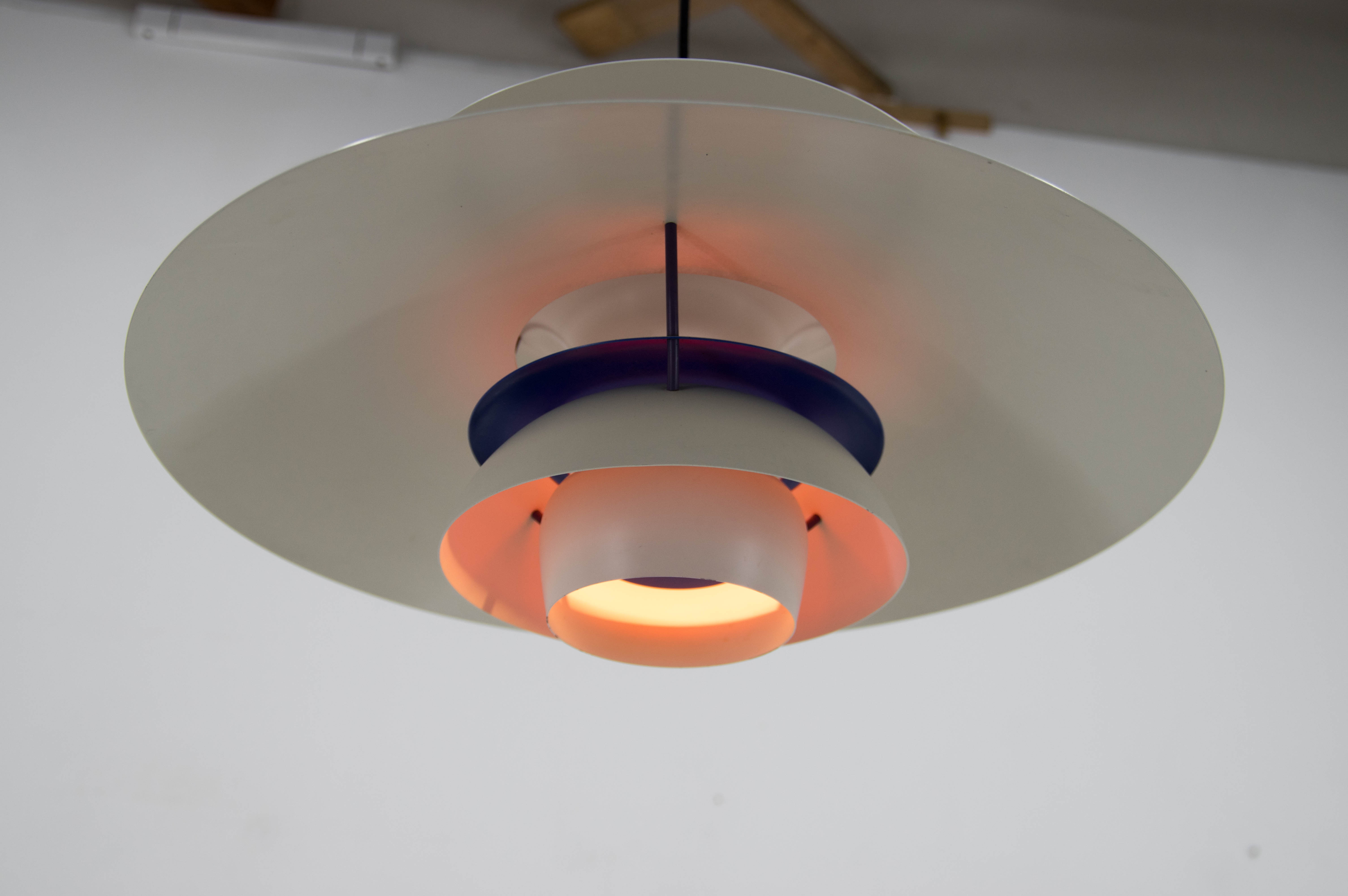 Plafonnier poul henningsen « ph5 », années 1960, danemark