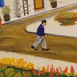 Peinture naïve de Jean Lagru, 1974