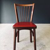 French Reconstruction Bistro Chairs from Baumann, 1950s, Set of 8