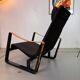 Leather and Steel Lounge Chair "Cité" by Jean Prouvé for Vitra, 2002
