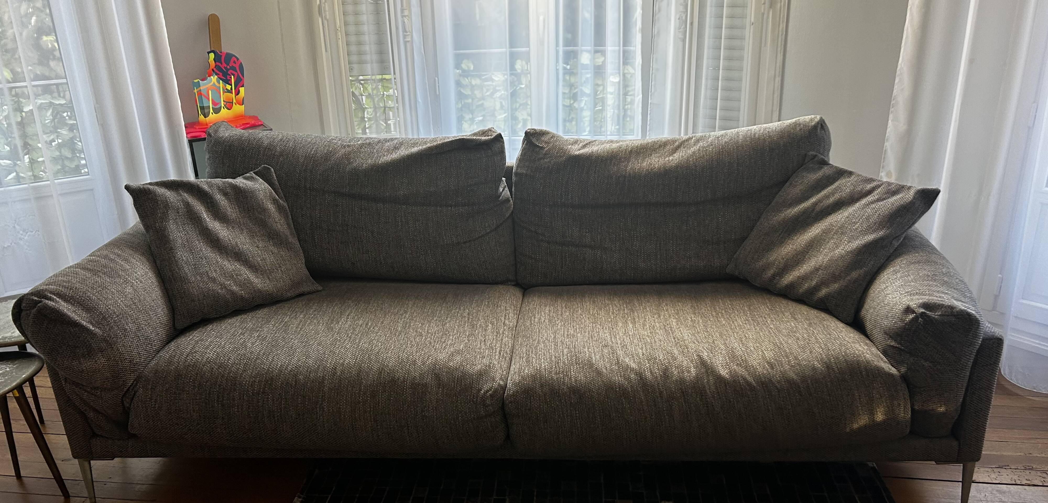 XXL Sofa Burov Beaubourg in fabric
