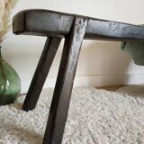 Old wooden farm bench