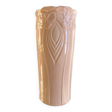 Pink ceramic vase
