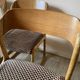 Set of 6 baumann chairs model sled sled circa 1960