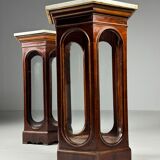 Ensemble de 2 vitrines italiennes du 19e siècle