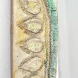 Decorative plaster mirror from the 70s