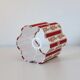Flower-shaped lampshade Flora "red overmount"