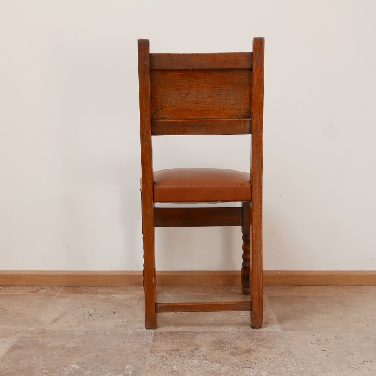 Set of four french deco dining chairs