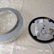Space Age Staff ceiling light with bubbled glass