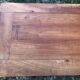 Louis Philippe style old cherry desk table with 2 drawers and 1 pull.
