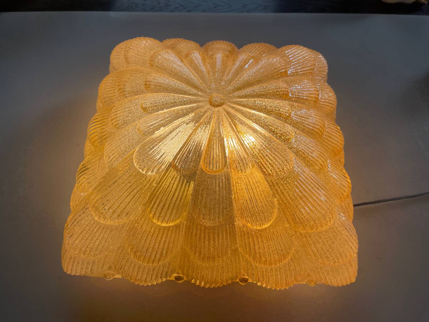 Murano glass sconces set of 2 1970’s