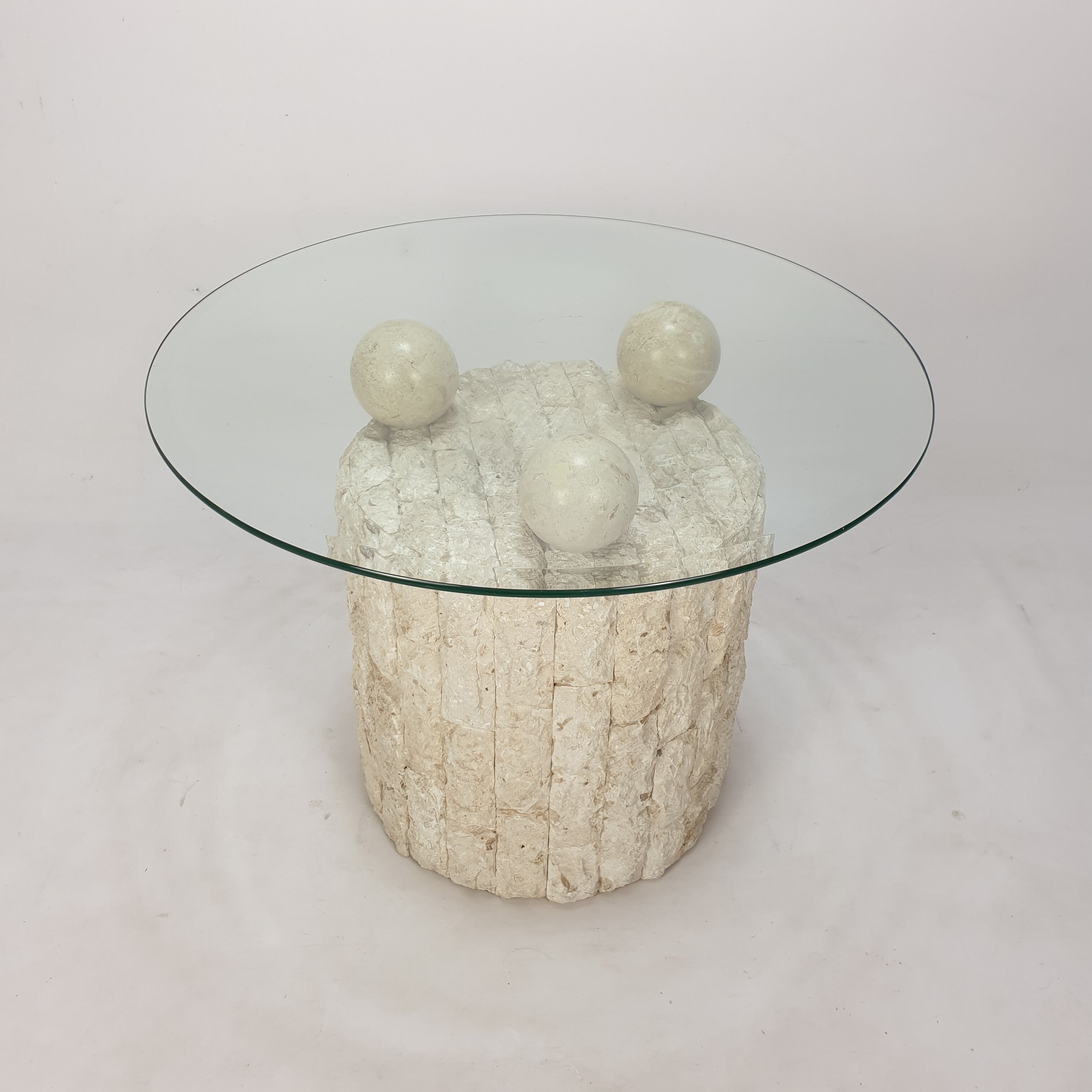 Magnussen Ponte Travertine Coffee Table, 1980s