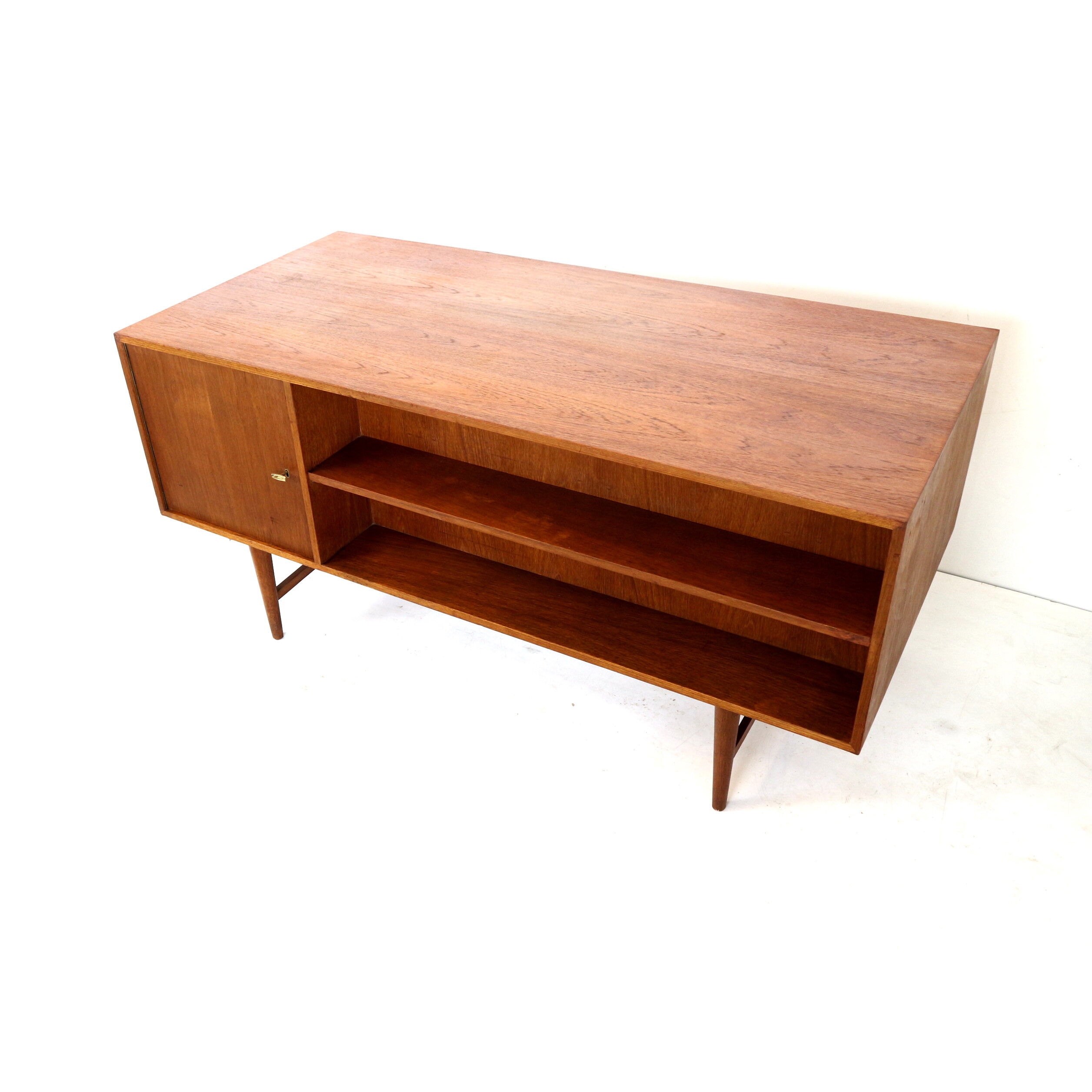 Vintage freestanding danish desk made in the 1960s
