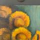 Huile sur toile par o tremoureux tournesols XXeme