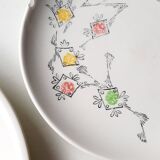 Gien plates, set of 5