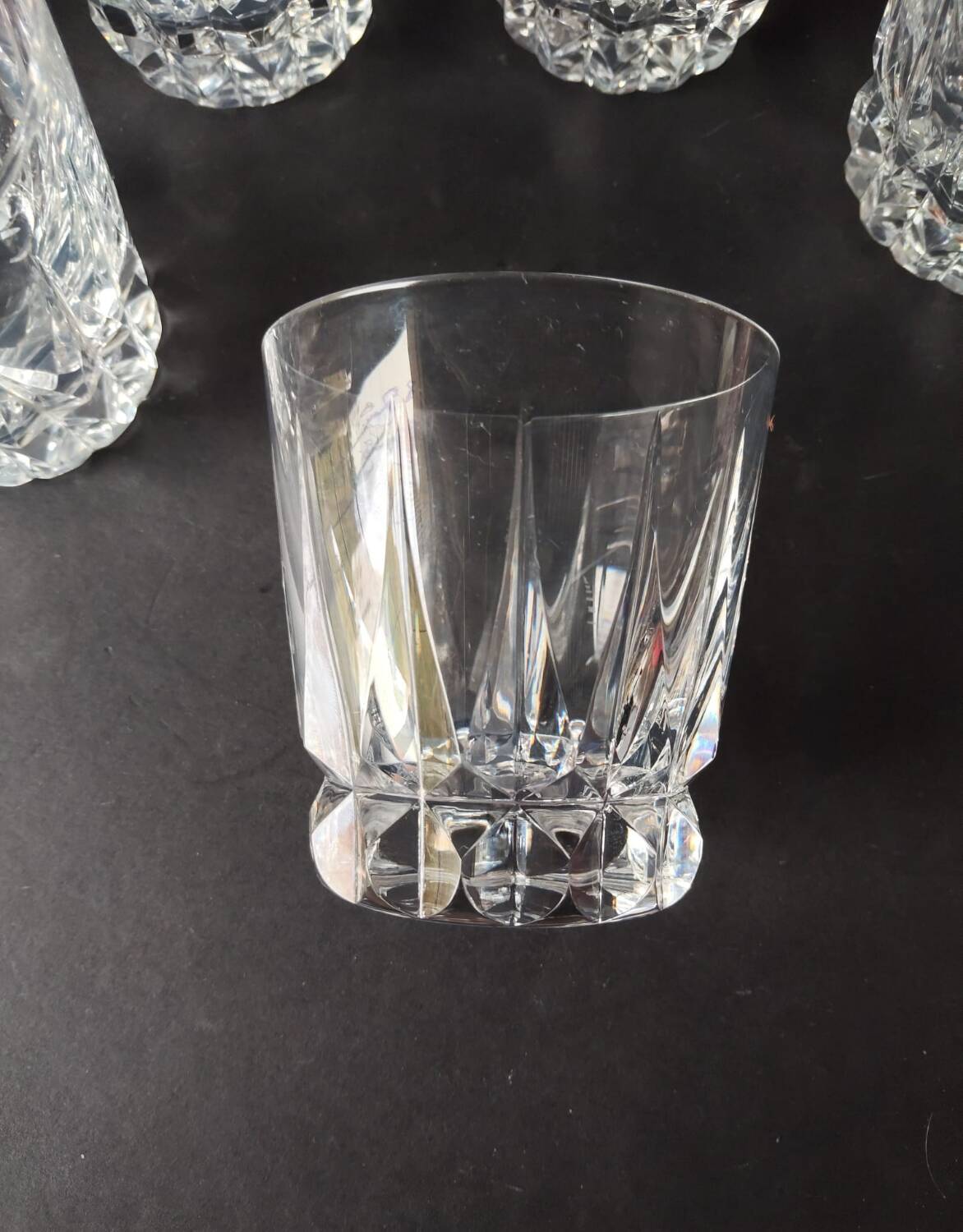 6 Verres à whisky tumbler Crystal St Louis Guernesey.