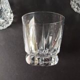6 Verres à whisky tumbler Crystal St Louis Guernesey.