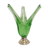 Centre de table en verre, allemagne, années 1970
