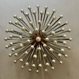 Pistillo wall or ceiling lamp in chrome by Valenti Luce, 1970s design