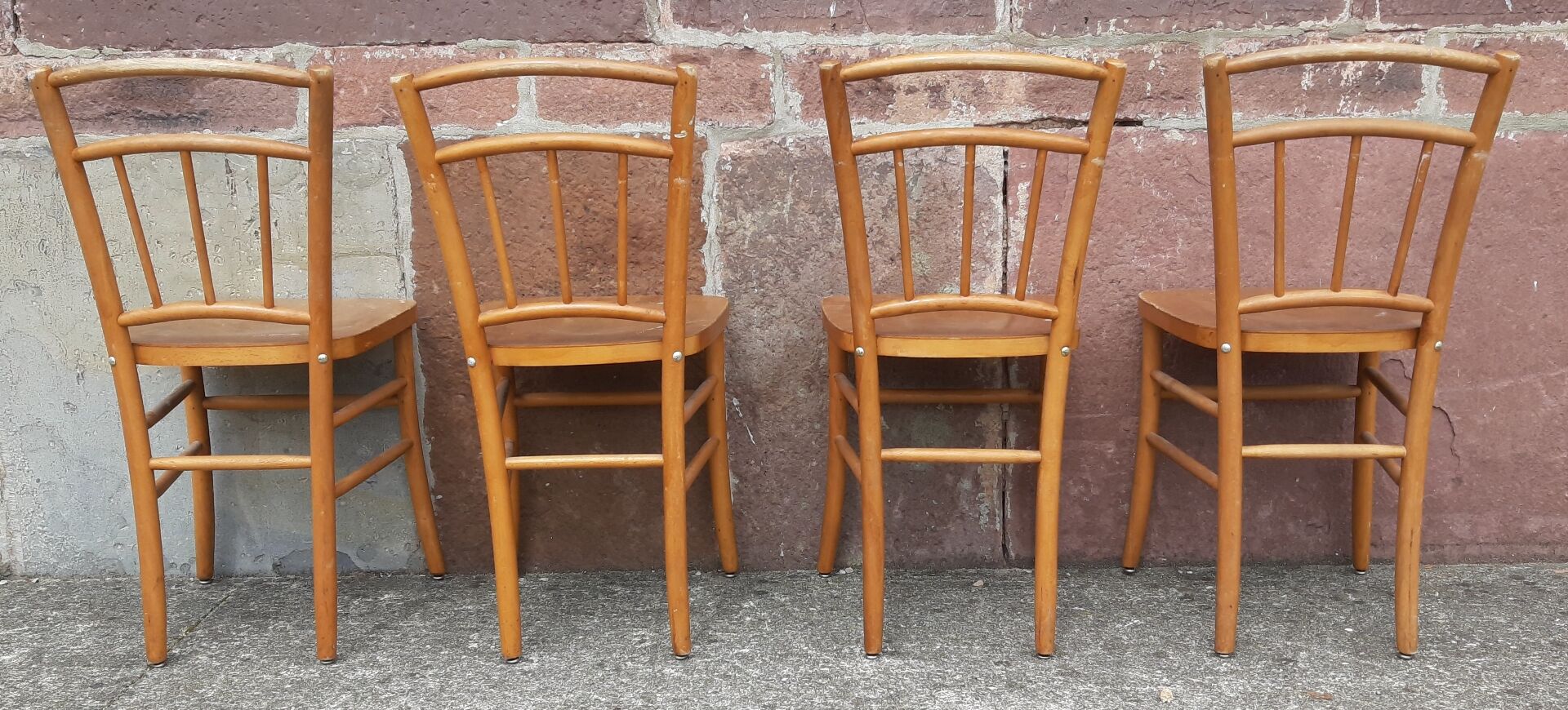 Chaises bistrot (Lot de 4 chaises)