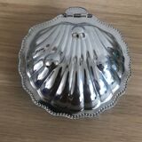 Shell butter dish 1950 with its blue cup