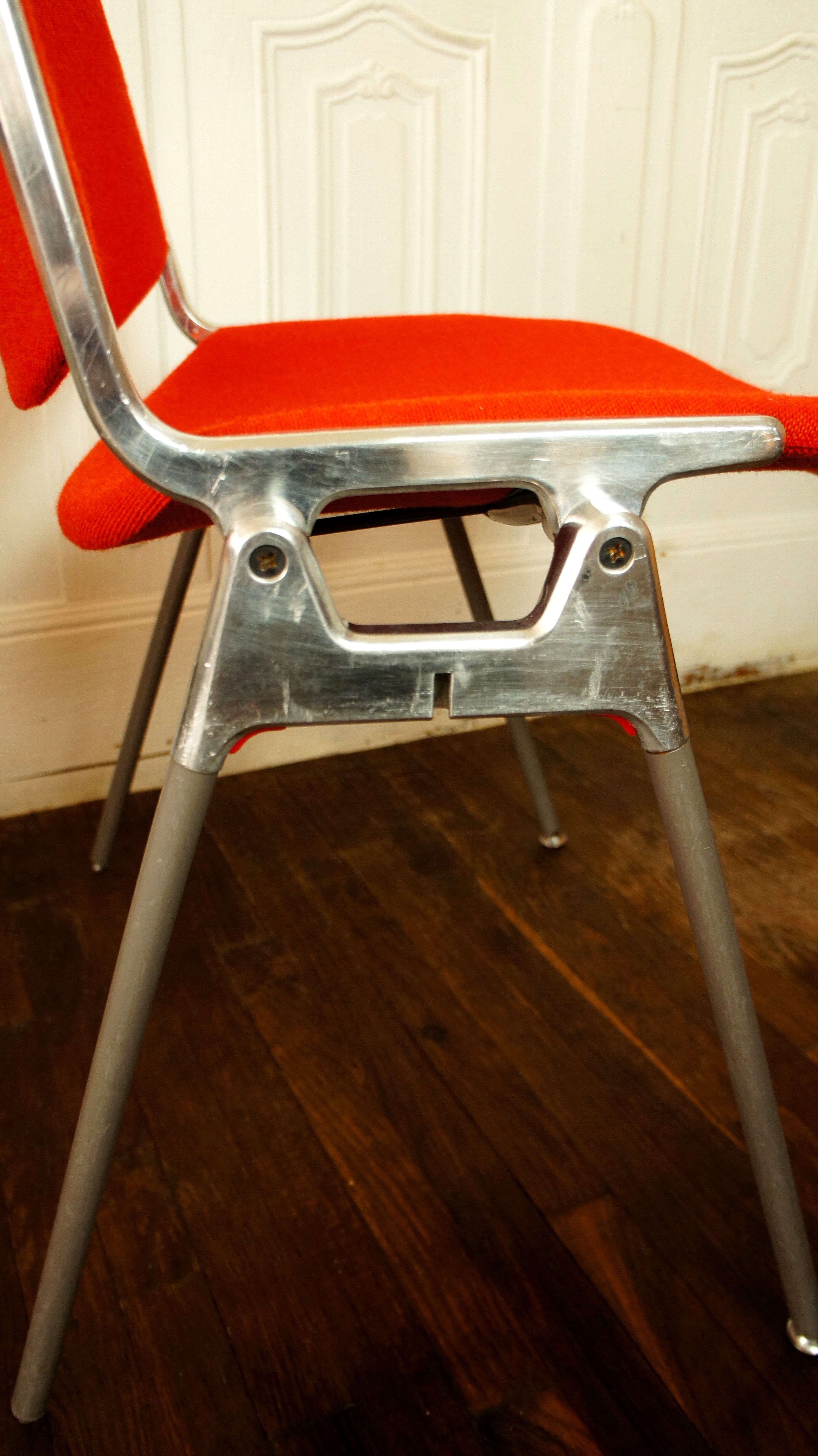 JSC Castelli Piretti vintage orange chair