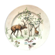 Assiette doulton, grands dépôts de paris: la confrontation des cerfs