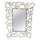 Mid-Century Brass Mirror in the style of Gio Ponti Style, Italy, 1950s
