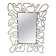 Mid-Century Brass Mirror in the style of Gio Ponti Style, Italy, 1950s