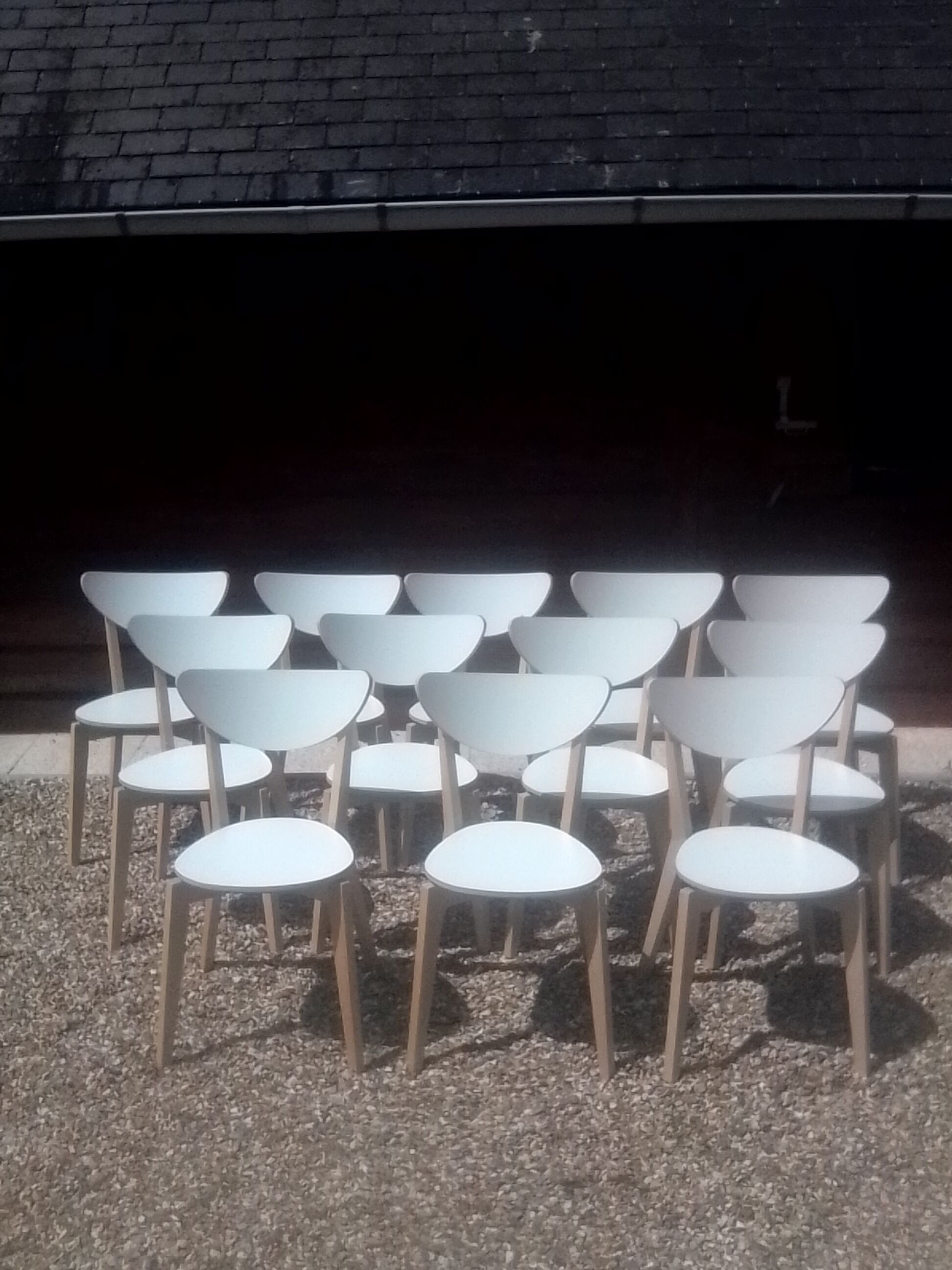 Set of 12 Scandinavian chairs