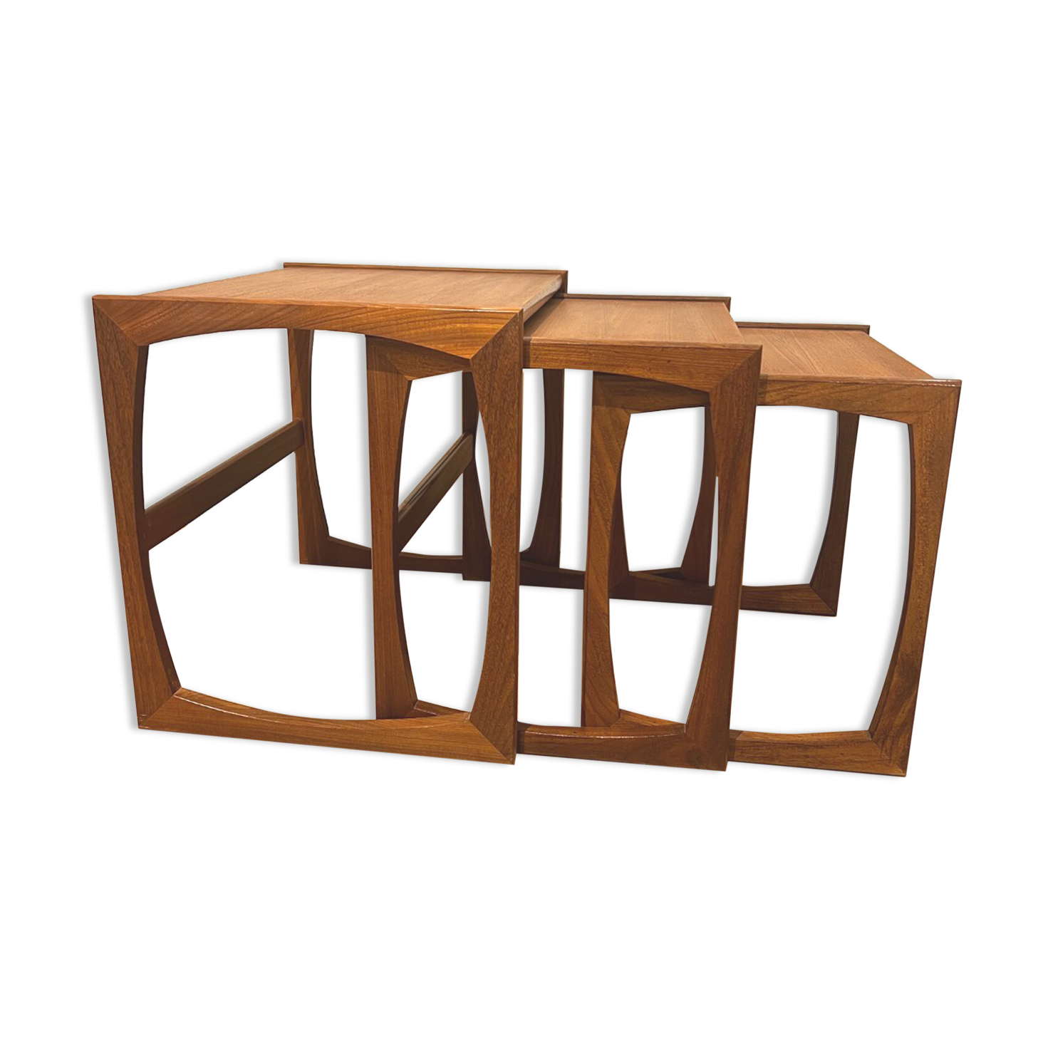 G-Plan trundle tables - Quadrille model