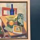 Huile sur toile originale suédoise – “Opstilling” par Eli Rasmussen