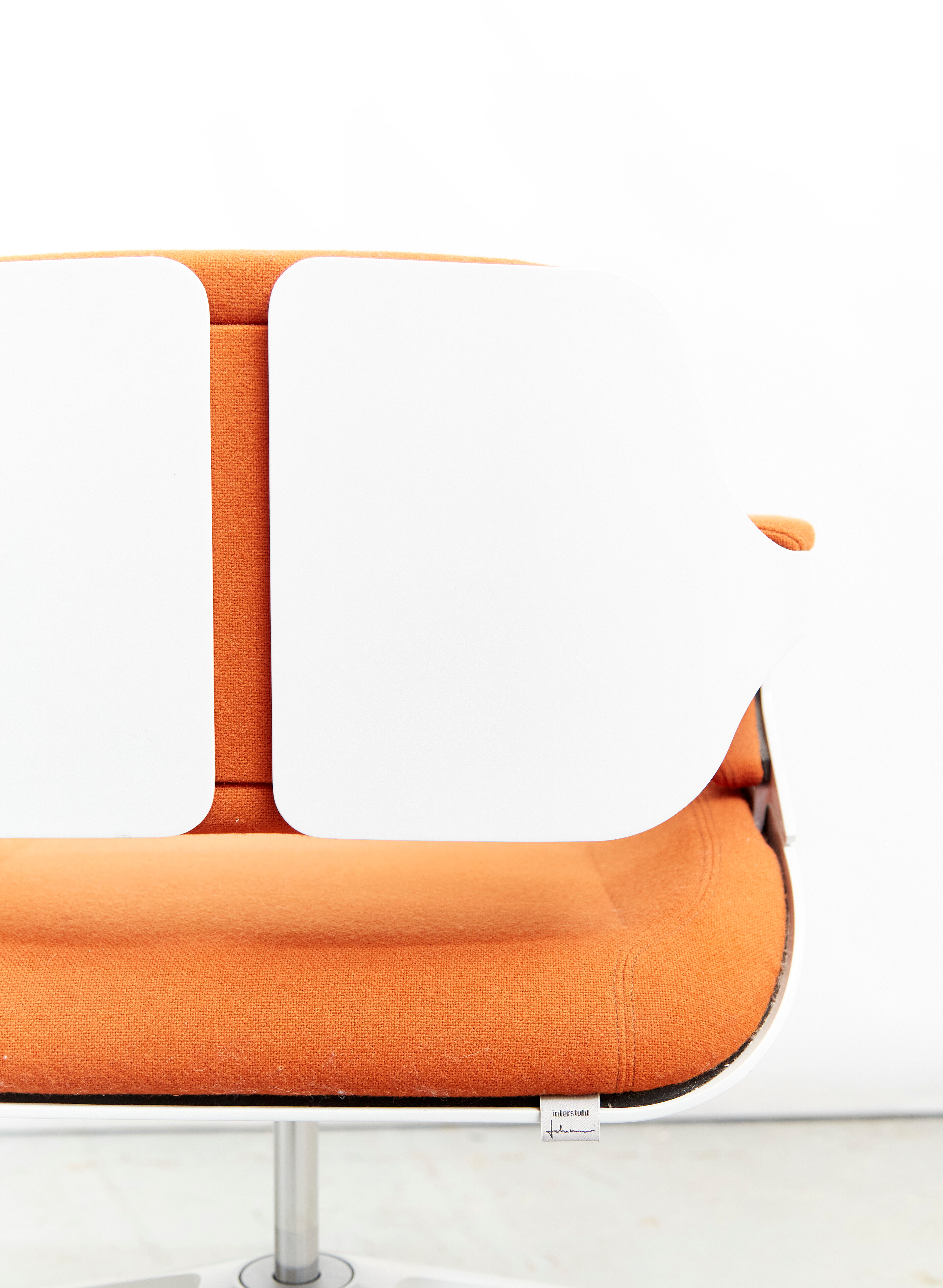 Zaha Hadid conference armchair Silver S101 for Interstuhl