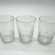 Trio of Baccarat liqueur glasses – Richelieu pattern – Signed crystal