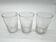 Trio of Baccarat liqueur glasses – Richelieu pattern – Signed crystal
