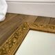 wooden and gilded stucco mirror early 20th century