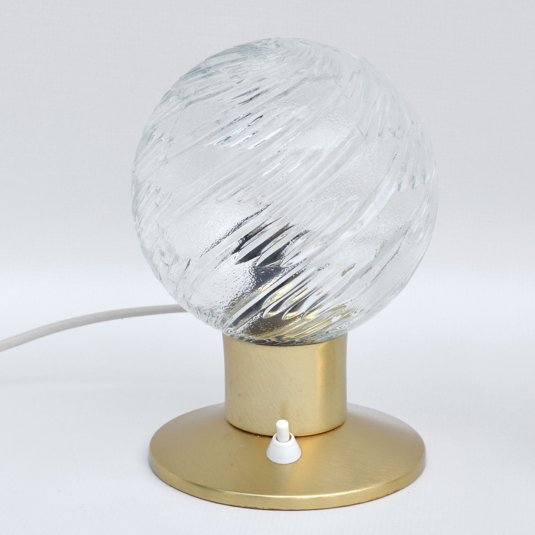 Pair of brass bedside lamps, Karl Gärtner Leuchtenbau, Germany, 1970s